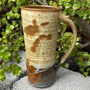 Jeff Kuhns Handcrafted Stoneware Pitcher EUC